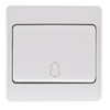 Click Scolmore Mode 13A 1 Gang 2 Way Wide Rocker Switch Polar White - CMA828