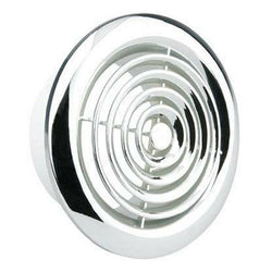 Manrose 100mm Internal Circular Grille - Chrome - 2100C