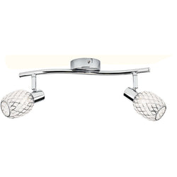 Philips Deltoid 2x G9 Wall/Ceiling Spotlight Bar Chrome - 915005220901
