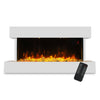 Devola 2kW Electric Fireplace Suite White 558x1170mm - DVWFS2000WH (Return Unit)