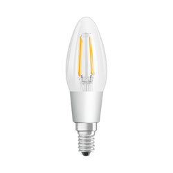 Osram 5W Parathom Clear LED Candle Bulb E14/SES Dimmable Very Warm White - 134522-439672