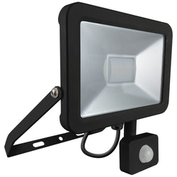 Crompton Phoebe LED - Atlas Mini LED Floodlight with PIR IP66 20W - Cool White