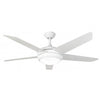 Fantasia Elite Viper Plus 54inch. Ceiling Fan with Gloss White Blade & LED Light - White - 116066