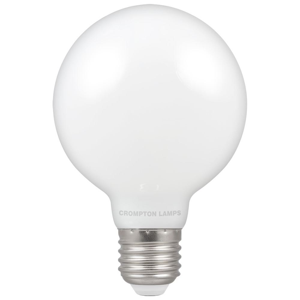 LED Globe ES E27 G80 Opal 7W Dimmable Warm