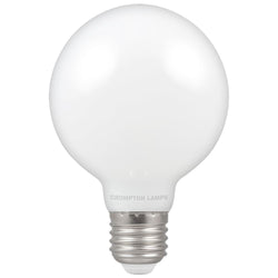 Crompton LED Globe ES E27 G80 Opal 7W Dimmable - Warm White