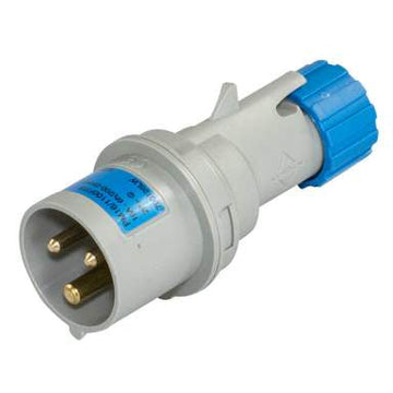 Lewden 16A 2P+E 230V Plug IP44 - PM16-1100FPB