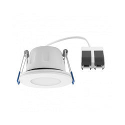 Megaman ESSENTIALS 5.5W IP65 TEGO Slim Downlight Dimmable Brushed Nickel - 2700K (10 Pack) - 711128