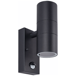 Luceco Azurar GU10 Up/Down Light with PIR - Black - LEXDSSUDPIRBK