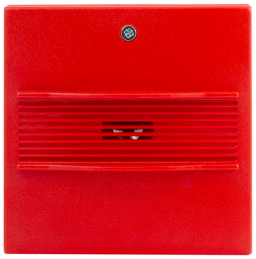 ESP MagDuo 2 Wire Sounder Square Red - MAGDUOSRSQ