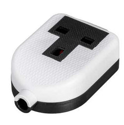Knightsbridge 13A 1 Gang Trailing Socket White - 2013W
