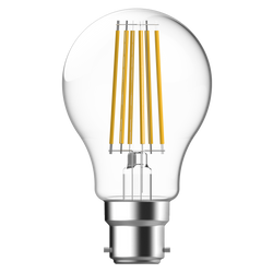 Megaman 9.5W LED Classic Filament BC/B22 GLS Very Warm White Dimmable - 710338