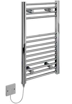 Kudox 150W Standard Electric Flat Towel Rail - Chrome - KTR150STDCHR