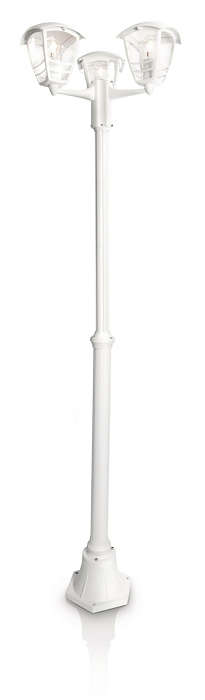 Philips MyGarden Creek Lantern Post White - 153853116