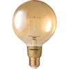 Megaman 3W LED Gold Filament ES E27 Globe Very Warm White Dimmable - 146314