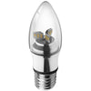 Kosnic 5.5W LED ES/E27 Candle Warm White - KDIM5.5CND/E27-SLV-N27