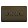 Schneider LSD Dimmer Switch 4G 2W 250W/VA Mocha Bronze - GGBL6042CMBS