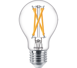 Philips Classic 7W LED Bulb ES E27 GLS Warm White Dimmable - 77042600