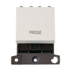 Click Scolmore MiniGrid 20A Double-Pole Ingot Fridge Switch White - MD022PW-FD