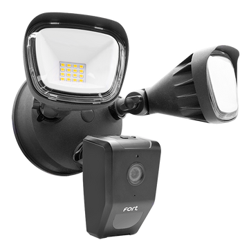 ESP Fort Wi-Fi Security Camera With Twin Spot Lights Black - ECSPCAMSLB