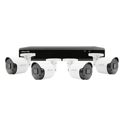 ESP Rekor 4 Channel HD 1TB CCTV System with 4 Bullet Cameras White - RHD4KB4W1TB