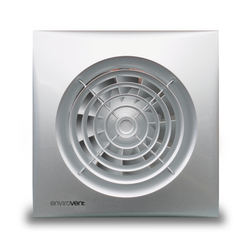Envirovent Silent 100mm Standard Model in Silver - SIL100SS