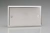 Varilight Classic Double Blank Plate (Double XCDB) - Polished Chrome - XCDB