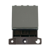 Click Scolmore MiniGrid 250V 20A 2 Way Switch Module Black Nickel - MD024BN