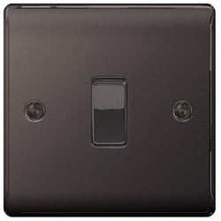 BG Nexus Metal Black Nickel Intermediate Switch, 10Ax 2 Way - NBN13