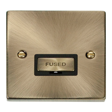 Click Scolmore Deco Ingot 13A Fused Spur Unit - VPAB750BK
