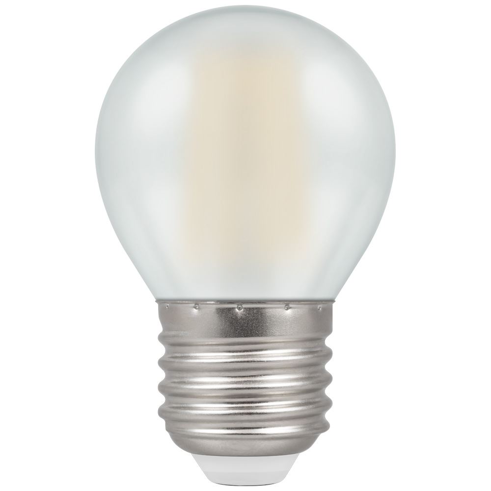 LED Round ES E27 Filament Pearl 4W Warm