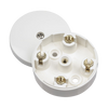 Click Scolmore Essentials 58MM 20A 4 Term Junction Box White - WA074