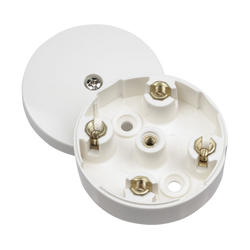 Click Scolmore Essentials 58MM 20A 4 Term Junction Box White - WA074