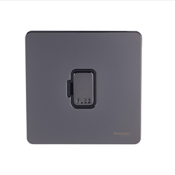 Schneider USFP 13A Unswitched FCU Black Insert - Black Nickel - GU5400BBN