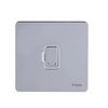 Schneider USFP 13A Unswitched FCU White Insert - Polished Chrome - GU5400WPC