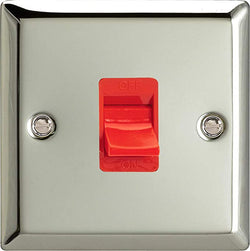 Varilight Classic Double Pole Switch (Single XC45SW) - Polished Chrome - XC45SW