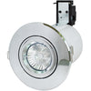Robus GU/GZ10 Adjustable Fire Rated IP20 Non-Integrated Downlight Chrome - RF208-03