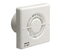 Manrose 4.3W LoWatt Axial Bathroom Extractor Fan with Timer - LW100T