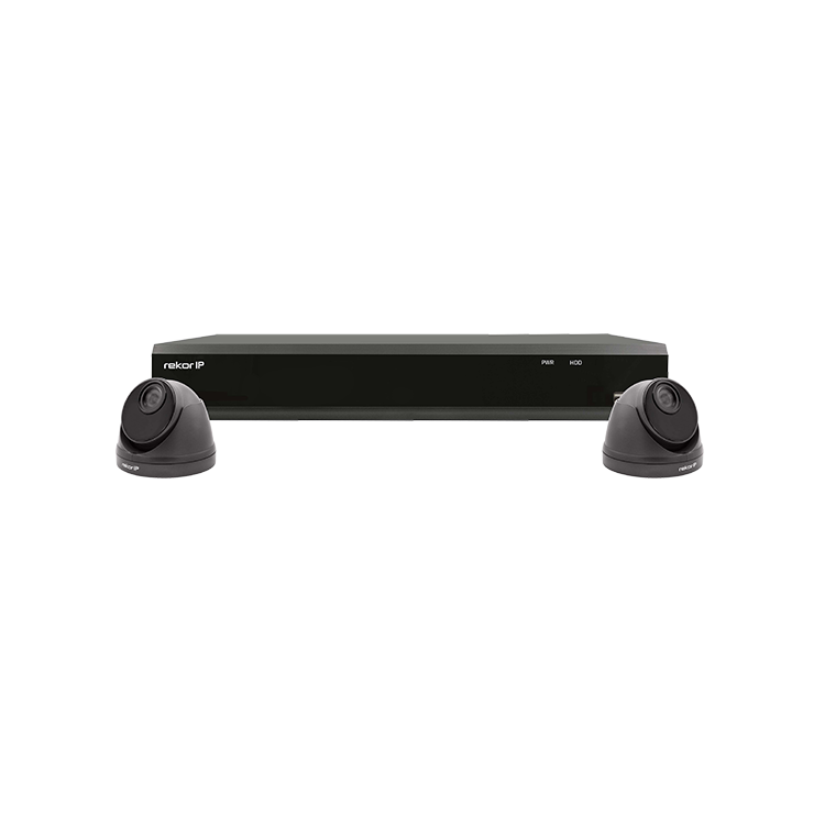 ESP Rekor 4CH IP 1TB 2MP 2 Grey Dome Camera Kit - REKIP4KD2G ...
