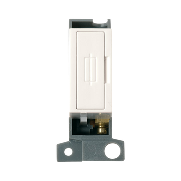 Click Scolmore MiniGrid 13A Fused Connection Unit Module White - MD047PW