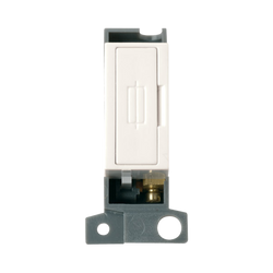 Click Scolmore MiniGrid 13A Fused Connection Unit Module White - MD047PW