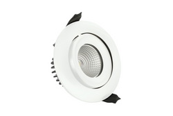 Integral Lux Fire IP65 Tiltable LED Downlight 9W Warm White 36 Dimmable - ILDLFR92C005