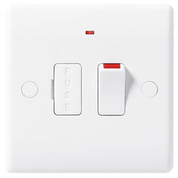 BG Nexus White Fused Spur with Power Indicator 13A - 852