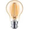 Philips 7.5W LED BC B22 GLS Amber Warm White Dimmable - 70958