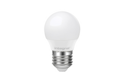Integral 4.9W LED ES/E27 Golf Ball Warm White 260° Dimmable Frosted - ILGOLFE27DC043