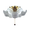 Fantasia Tulip Ceiling Fan Traditional Lighting - Polished Brass - 221753