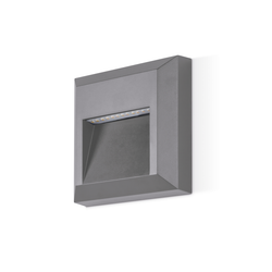 JCC 2W 3000K IP65 LED Surface Mount Square Grey Wall/Path Light - JC17058