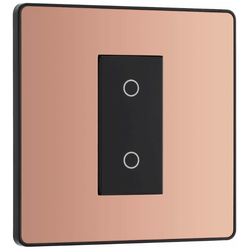 BG Evolve Polished Copper 200W Single Touch Dimmer Switch 2-Way Secondary - PCDCPTDS1B