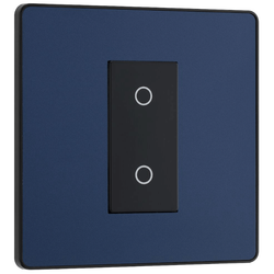 BG Evolve Matt Blue 200W Single Touch Dimmer Switch 2-Way Master - PCDDBTDM1B