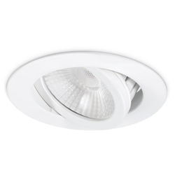 JCC Nebula High Output Tilt LED Downlight IP65 13W dimmable 4000K 1200Lm - JC95606