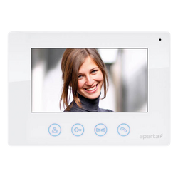 ESP Aperta Colour Video Door Entry Monitor (White) - APMONW